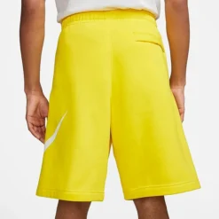 Men's Nike Sportswear Club Graphic Shorts Opti Yellow/White - BV2721 732 -Sports Fashion BV2721 732 M4