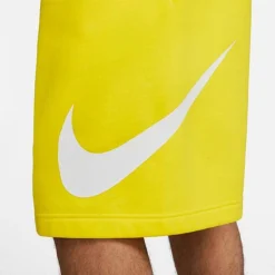 Men's Nike Sportswear Club Graphic Shorts Opti Yellow/White - BV2721 732 -Sports Fashion BV2721 732 M6