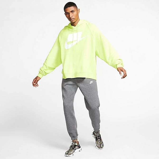 Men's Nike Sportswear Club Jersey Jogger Pants Charcoal Heather/Anthracite/White - BV2737 071 2 Men's Nike Sportswear Club Jersey Jogger Pants Charcoal Heather/Anthracite/White - BV2737 071 - Image 2