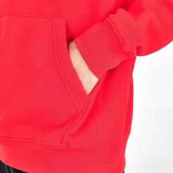 Nike Sportswear Club Fleece Hoodie University Red/White/White - BV2973 657 -Sports Fashion BV2973 657 M6