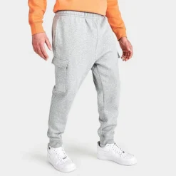 Men's Nike Sportswear Club Fleece Cargo Jogger Pants Dark Grey - CD3129 063 -Sports Fashion CD3129 063 M3