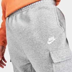 Men's Nike Sportswear Club Fleece Cargo Jogger Pants Dark Grey - CD3129 063 -Sports Fashion CD3129 063 M5