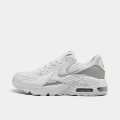 Women's Nike Air Max Excee Casual Shoes White/Metallic Platinum/White - CD5432 121