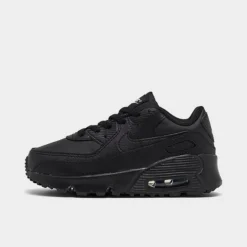 Kids' Toddler Nike Air Max 90 Casual Shoes Black/Black/White/Black - CD6868 001