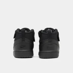 Kids' Toddler Nike Court Borough Mid 2 Casual Shoes Black/Black/Black - CD7784 001 9 Kids' Toddler Nike Court Borough Mid 2 Casual Shoes Black/Black/Black - CD7784 001 -Sports Fashion CD7784 001 P4
