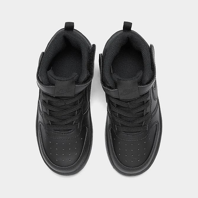 Kids' Toddler Nike Court Borough Mid 2 Casual Shoes Black/Black/Black - CD7784 001 5 Kids' Toddler Nike Court Borough Mid 2 Casual Shoes Black/Black/Black - CD7784 001 - Image 5
