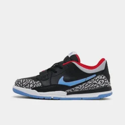 Nike Boys' Little Kids' Jordan Legacy 312 Low Off-Court Shoes Black/Wolf Grey/Valor Blue - CD9055 004
