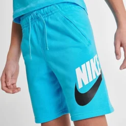 Kids' Nike Sportswear HBR Club Fleece Shorts Baltic Blue/Baltic Blue/Black/White - CK0509 468 9 Kids' Nike Sportswear HBR Club Fleece Shorts Baltic Blue/Baltic Blue/Black/White - CK0509 468 -Sports Fashion CK0509 468 M5