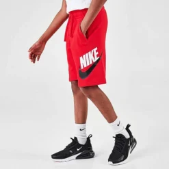 Kids' Nike Sportswear HBR Club Fleece Shorts University Red - CK0509 657