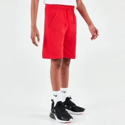 Kids' Nike Sportswear HBR Club Fleece Shorts University Red - CK0509 657 8 Kids' Nike Sportswear HBR Club Fleece Shorts University Red - CK0509 657 -Sports Fashion CK0509 657 M3