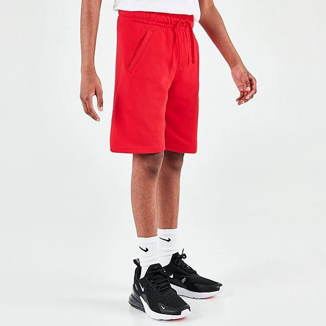 Kids' Nike Sportswear HBR Club Fleece Shorts University Red - CK0509 657 3 Kids' Nike Sportswear HBR Club Fleece Shorts University Red - CK0509 657 - Image 3