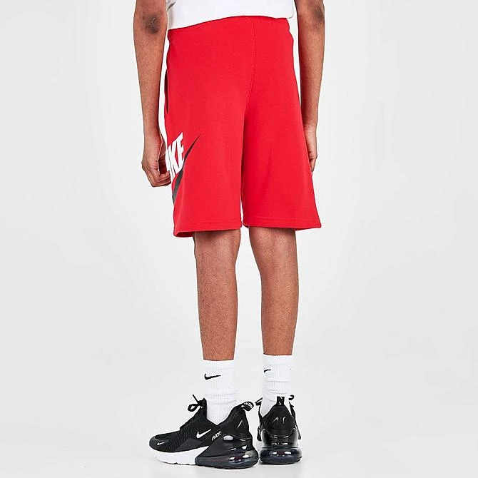 Kids' Nike Sportswear HBR Club Fleece Shorts University Red - CK0509 657 4 Kids' Nike Sportswear HBR Club Fleece Shorts University Red - CK0509 657 - Image 4
