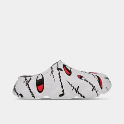 Men's Champion Super Meloso Clog Shoes White/Black - CP102006 110