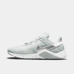 Women's Nike Legend Essential 2 Training Shoes Photon Dust/White/Grey Fog/Metallic Silver - CQ9545 012