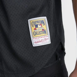 Men's Mitchell & Ness Cincinnati Reds MLB Ken Griffey Jr. 2000 Button Front Baseball Jersey Black - CRE00KGJ 010 -Sports Fashion CRE00KGJ 010 M6