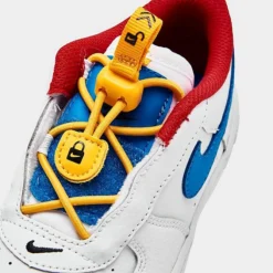 Kids' Toddler Nike Air Force 1 Toggle Casual Shoes White/Photo Blue/University Gold - CU5289 105 -Sports Fashion CU5289 105 P3