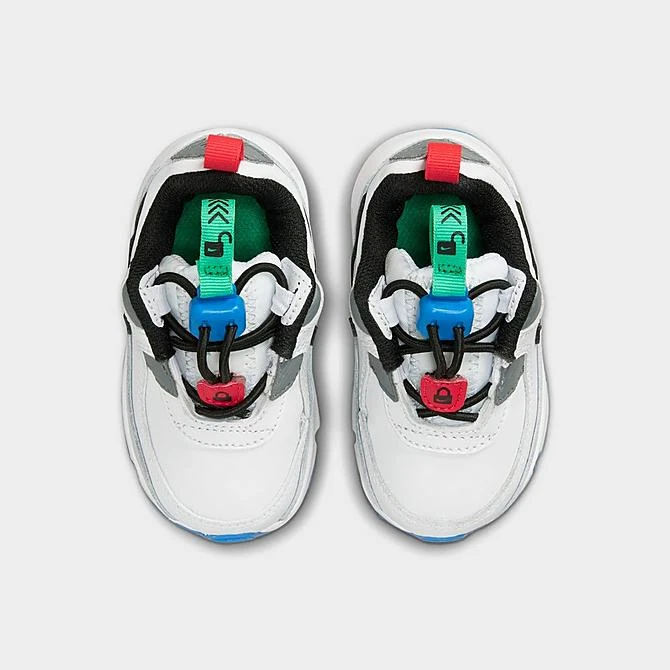 Kids' Toddler Nike Air Max 90 Toggle SE Casual Shoes White/Pure Platinum/Stadium Green/Black - CV0065 109 5 Kids' Toddler Nike Air Max 90 Toggle SE Casual Shoes White/Pure Platinum/Stadium Green/Black - CV0065 109 - Image 5