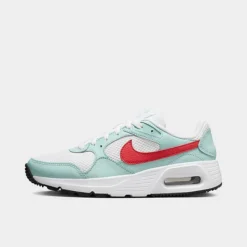 Women's Nike Air Max SC Casual Shoes White/Jade Ice/Black/Light Fusion Red - CW4554 115