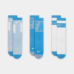 Kids' Nike Everyday Cushioned Crew Socks (3-Pack) Multicolor - DA2402 909 -Sports Fashion DA2402 909 P3