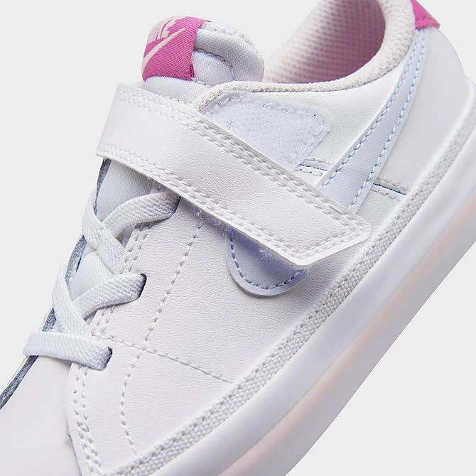 Girls' Toddler Nike Court Legacy Casual Shoes White/Football Grey/Cosmic Fuchsia - DA5382G 116 3 Girls' Toddler Nike Court Legacy Casual Shoes White/Football Grey/Cosmic Fuchsia - DA5382G 116 - Image 3