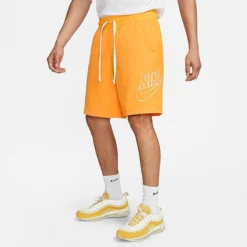 Men's Nike Sportswear Alumni Woven Shorts Sundial/White - DB3810 717