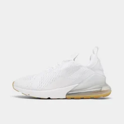 Men's Nike Air Max 270 Casual Shoes White/Gum Light Brown - DC1702 100