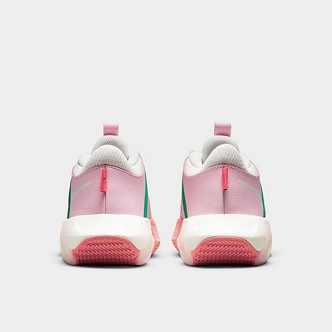 Big Kids’ Nike Air Zoom Crossover Basketball Shoes Pink Foam/Summit White/Pink Gaze/Malachite - DC5216 602 4 Big Kids’ Nike Air Zoom Crossover Basketball Shoes Pink Foam/Summit White/Pink Gaze/Malachite - DC5216 602 - Image 4