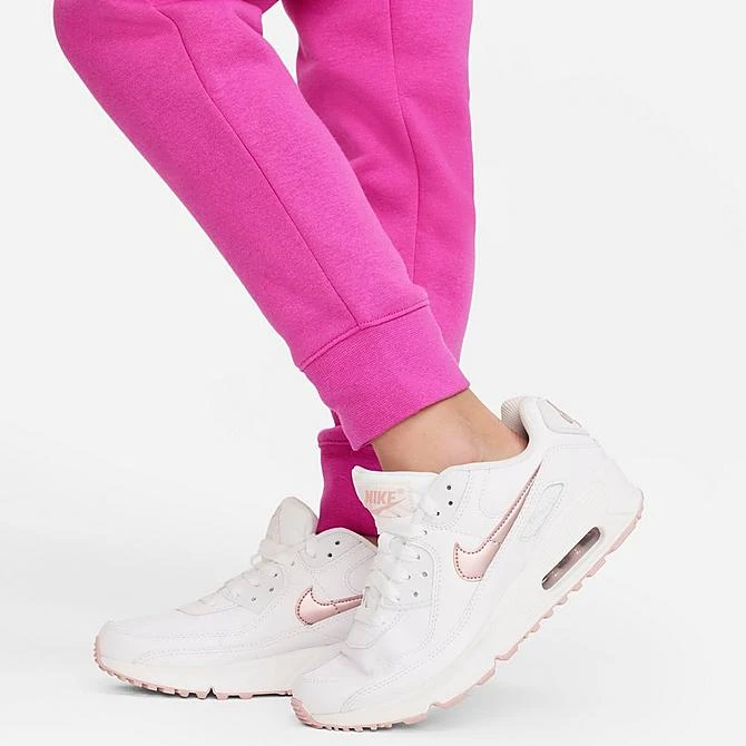 Girls' Nike Sportswear Club Fleece Jogger Pants Active Fuchsia/White - DC7207 623 6 Girls' Nike Sportswear Club Fleece Jogger Pants Active Fuchsia/White - DC7207 623 - Image 6