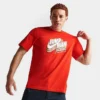 Nike Men's Jordan Jumpman World Champs Graphic T-Shirt Chile Red/Metallic Gold - DC9773 673