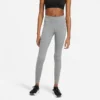 Women's Nike Dri-FIT One Training Tights Iron Grey/Heather/White - DD0252 068