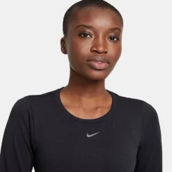 Women's Nike Dri-FIT ADV Aura Long-Sleeve T-Shirt Black/Reflective Silver - DD0593 010 8 Women's Nike Dri-FIT ADV Aura Long-Sleeve T-Shirt Black/Reflective Silver - DD0593 010 -Sports Fashion DD0593 010 M4