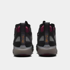 Nike Air Jordan XXXVII Basketball Shoes Black/Bordeaux/Midnight Fog/Midas Gold - DD6958 001 -Sports Fashion DD6958 001 P4