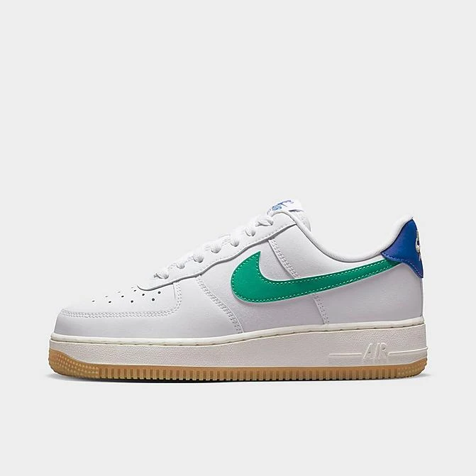 Women's Nike Air Force 1 Low Casual Shoes White/Stadium Green/Game Royal/Sanddrift/Sail/Gum Light Brown - DD8959 110 1 Women's Nike Air Force 1 Low Casual Shoes White/Stadium Green/Game Royal/Sanddrift/Sail/Gum Light Brown - DD8959 110