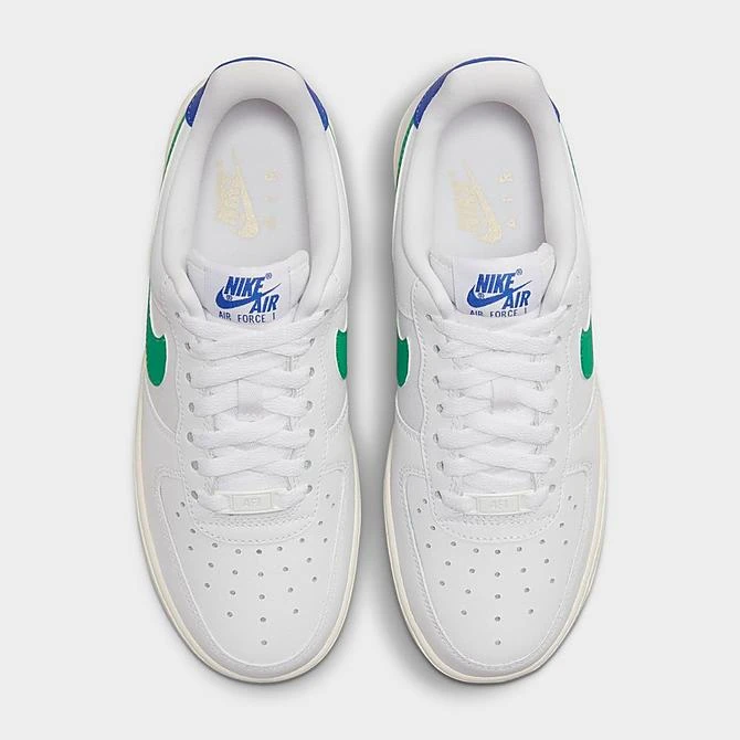Women's Nike Air Force 1 Low Casual Shoes White/Stadium Green/Game Royal/Sanddrift/Sail/Gum Light Brown - DD8959 110 5 Women's Nike Air Force 1 Low Casual Shoes White/Stadium Green/Game Royal/Sanddrift/Sail/Gum Light Brown - DD8959 110 - Image 5