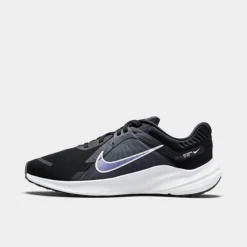 Women's Nike Quest 5 Road Running Shoes Black/White/Iron Grey/Dk Smoke Grey - DD9291 001