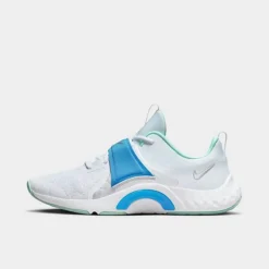 Women's Nike Renew In-Season TR 12 Training Shoes White/Mint Foam/University Blue/Black - DD9301 100