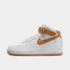 Women's Nike Air Force 1 '07 Mid Casual Shoes Summit White/Desert Ochre/Summit White/White - DD9625 102