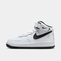 Big Kids' Nike Air Force 1 MId '07 LE Casual Shoes White/Black/White - DH2933 103
