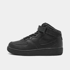 Little Kids' Nike Air Force 1 Mid LE Casual Shoes Black/Black - DH2934Â 001
