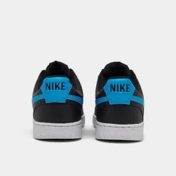 Men's Nike Court Vision Low Next Nature Casual Shoes Black/White/Laser Blue - DH2987 005 9 Men's Nike Court Vision Low Next Nature Casual Shoes Black/White/Laser Blue - DH2987 005 -Sports Fashion DH2987 005 P4