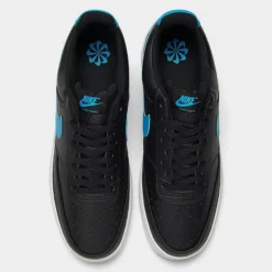 Men's Nike Court Vision Low Next Nature Casual Shoes Black/White/Laser Blue - DH2987 005 10 Men's Nike Court Vision Low Next Nature Casual Shoes Black/White/Laser Blue - DH2987 005 -Sports Fashion DH2987 005 P5