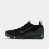 Men's Nike Air VaporMax 2021 Flyknit Running Shoes Black/Black/Anthracite - DH4084 001