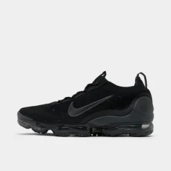 Men's Nike Air VaporMax 2021 Flyknit Running Shoes Black/Black/Anthracite - DH4084 001