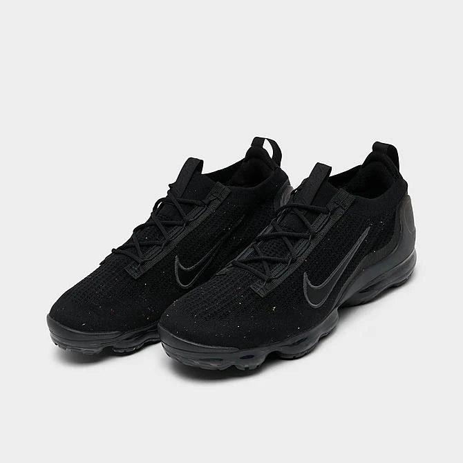 Men's Nike Air VaporMax 2021 Flyknit Running Shoes Black/Black/Anthracite - DH4084 001 2 Men's Nike Air VaporMax 2021 Flyknit Running Shoes Black/Black/Anthracite - DH4084 001 - Image 2