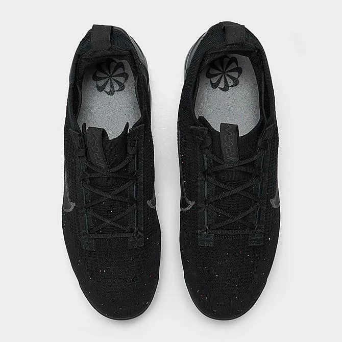 Men's Nike Air VaporMax 2021 Flyknit Running Shoes Black/Black/Anthracite - DH4084 001 5 Men's Nike Air VaporMax 2021 Flyknit Running Shoes Black/Black/Anthracite - DH4084 001 - Image 5