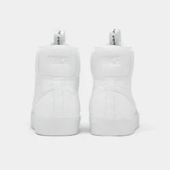 Big Kids' Nike Blazer Mid '77 SE Casual Shoes White/White/Black - DH8640 102 9 Big Kids' Nike Blazer Mid '77 SE Casual Shoes White/White/Black - DH8640 102 -Sports Fashion DH8640 102 P4
