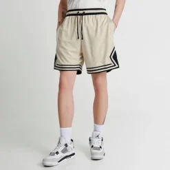 Nike Men's Jordan Sport Dri-FIT Air Diamond Shorts Rattan/Black/Rattan - DH9075 206 -Sports Fashion DH9075 206 M3