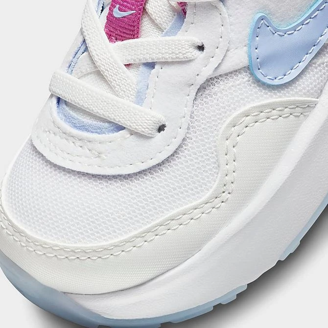 Kids' Toddler Nike Air Max Motif Casual Shoes Summit White/Cosmic Fuchsia/White/Cobalt Bliss - DH9390 104 3 Kids' Toddler Nike Air Max Motif Casual Shoes Summit White/Cosmic Fuchsia/White/Cobalt Bliss - DH9390 104 - Image 3