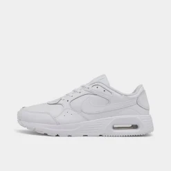 Men's Nike Air Max SC Leather Casual Shoes White/White/White - DH9636 101