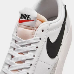 Women's Nike Blazer Low Platform Casual Shoes White/Sail/Team Orange/Black - DJ0292 101 -Sports Fashion DJ0292 101 P3